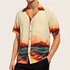 Short-sleeve Silk Shirt