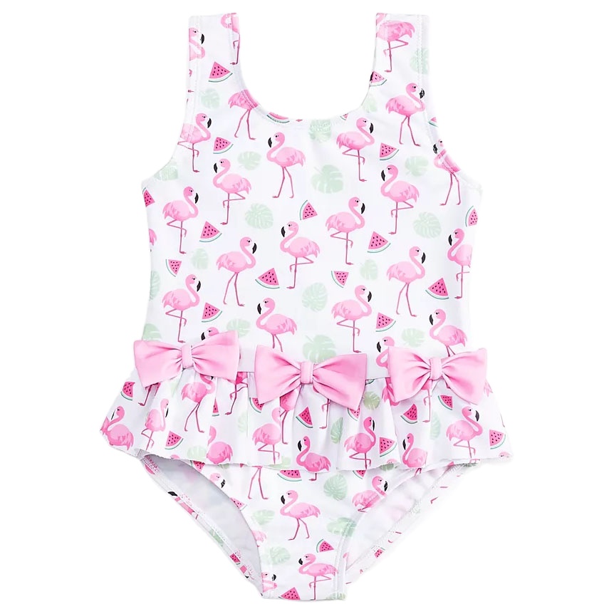 OEM new baby girl swimwear one piece printed kid girls cute swimsuit