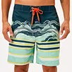 Summer Elastic Waist Polyester Gym Jogging 5 Inch Inseam Beach Surf Swim Shorts For Men
