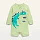 Toddler One Piece Zipper Surfing Guard Baby Swimwear Swimsuit Long Sleeves Swimming Bathing Suit Rash Vest Kids Bikini For Girls