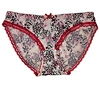 women panties with print and lace on the waist and legging