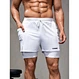 2 in 1 sport shorts men