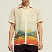 Short-sleeve Silk Shirt