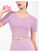 Women's fixed chest pad tight sexy butterfly beauty back yoga wear
