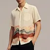 Short-sleeve Silk Shirt