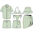 New Oem China Wholesale Couples Matching Designer Custom Swimwear Set For Couple For Adult Women And Men Couples Swimwear 2023
