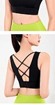 women's high strength shock-proof running fitness bra