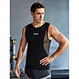 Man Mesh Inserted Tank Top Sweat Wicking Activewear Tee Shirts Men Sports Vest Sleeveless Quick Dry Running Fitness With Logo