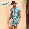 Casual Animal Pattern Open Collar Man Hawaiian Shirt Custom Design Polyester Hawaiian Shirts Wholesale