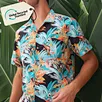 Casual Animal Pattern Open Collar Man Hawaiian Shirt Custom Design Polyester Hawaiian Shirts Wholesale