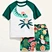 Beachwear Short Sleeves Surf Guard Sun Protection UV 50+ Swimwear Boys Shirts And Shorts Kids Swim Rash Vest Printing Rash Guard
