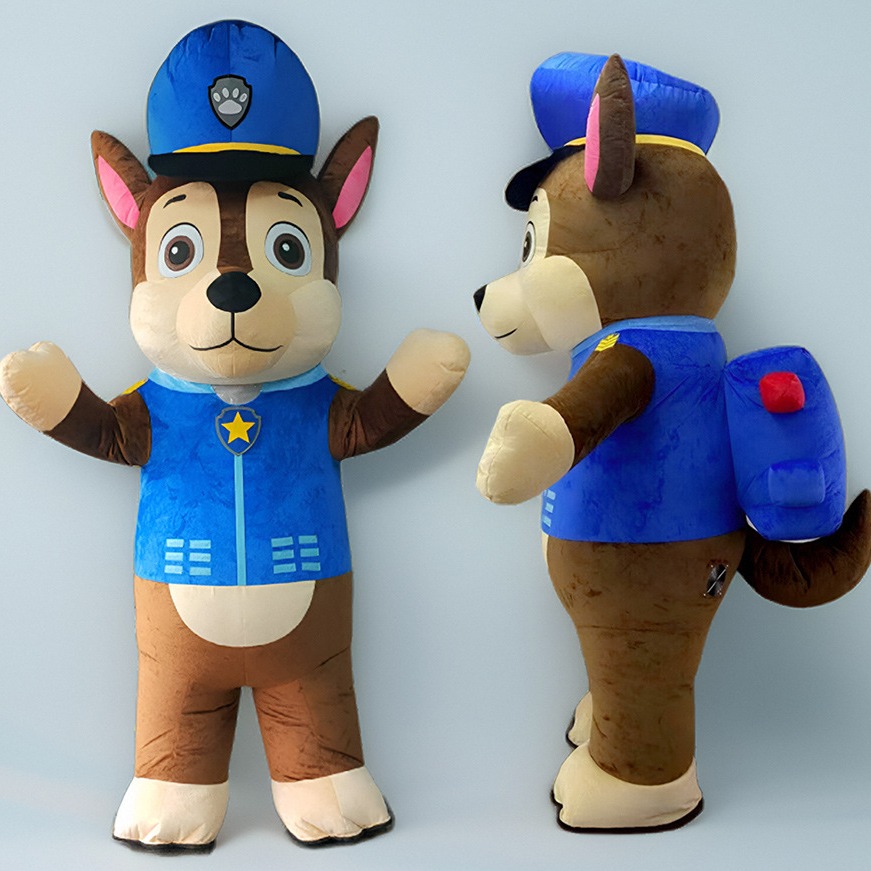 PAW inflatable mascot costume
