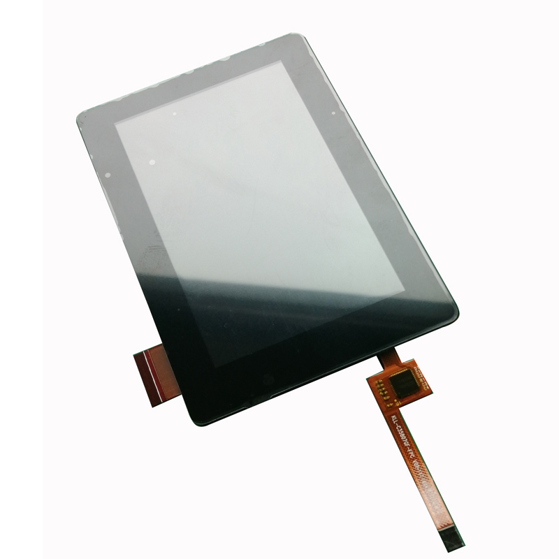Real front view of ips lcd screen