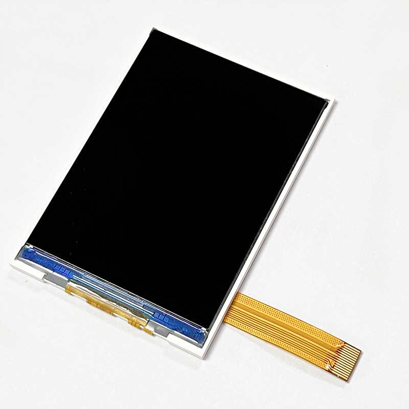 Real shot front view of tft lcd display