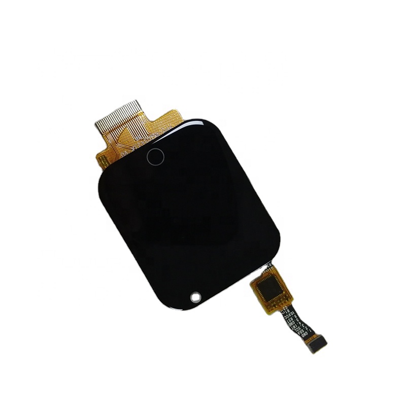 Real shot front view of small tft lcd with touch screen