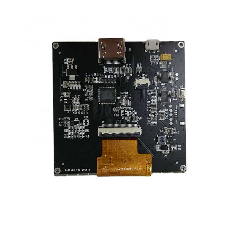 The real shot front view HDMI of square lcd module