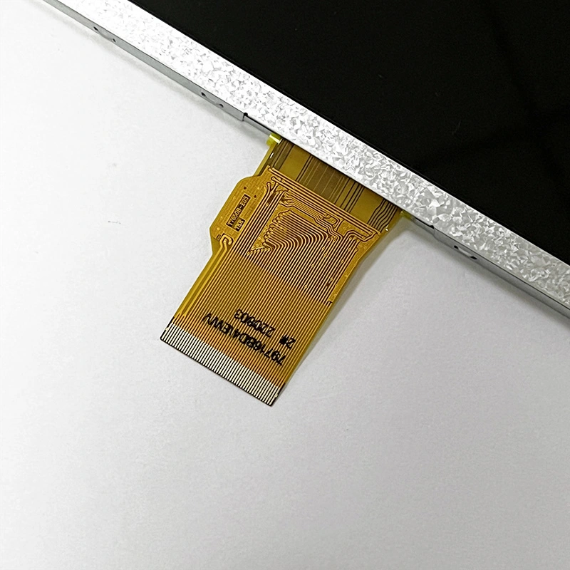 Real shot front view of 7 inch custom lcd module FPC