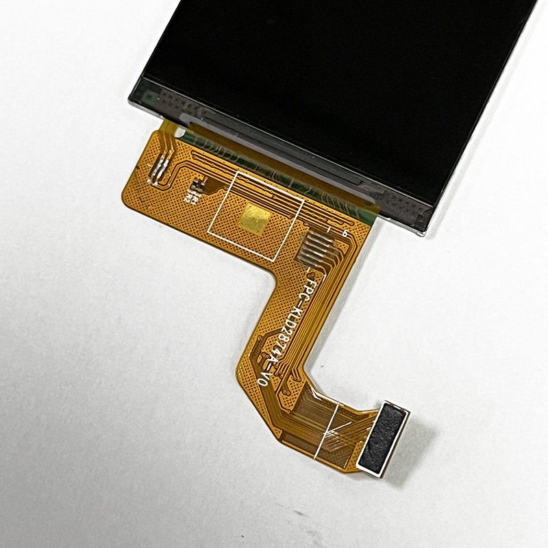 Real shot front view of tft lcd display FPC