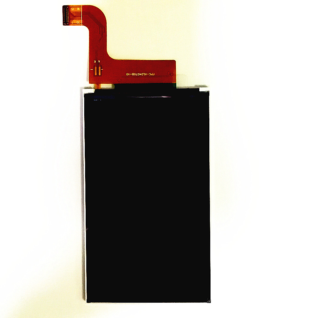 Real shot front view of lcd display