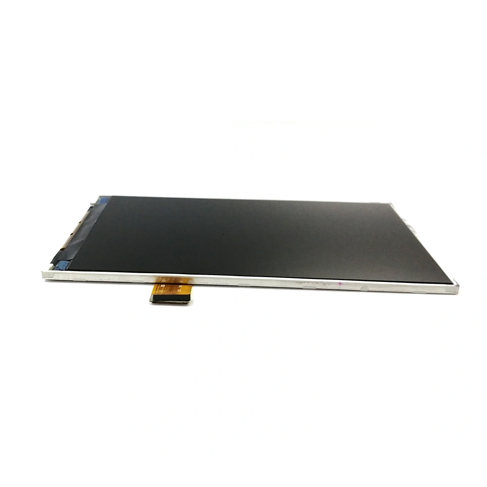 Real shot side view of lcd display