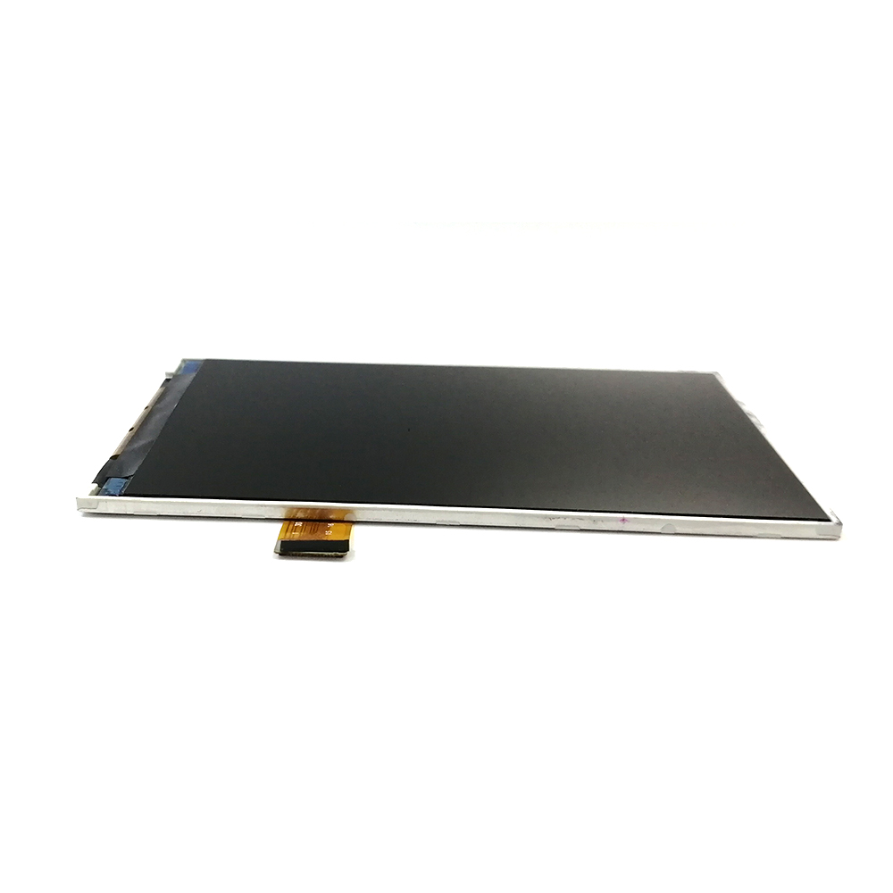 Real shot side view of lcd display
