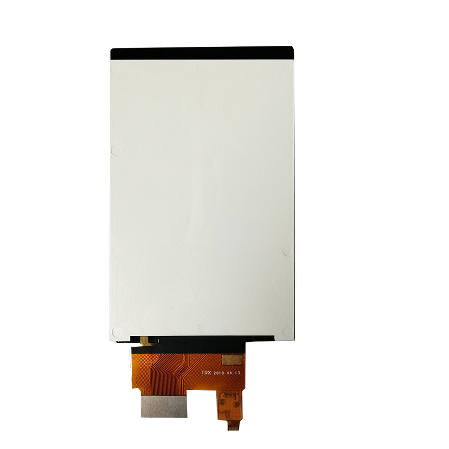 Real shot back view of lcd touch screen