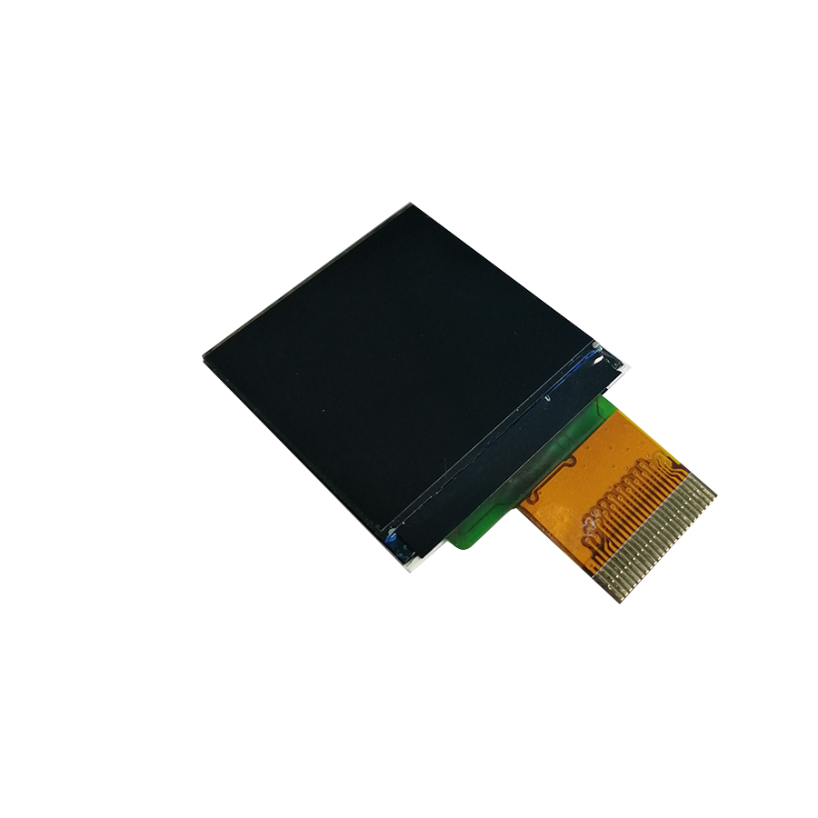 Real shot front view of small size square screen