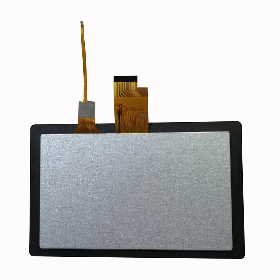 The real shot back view of 7 inch IPS LCD screen