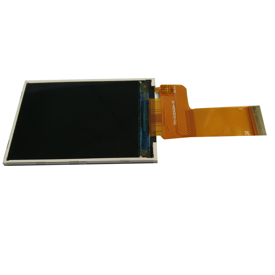 Real shot side view of RGB interface lcd display