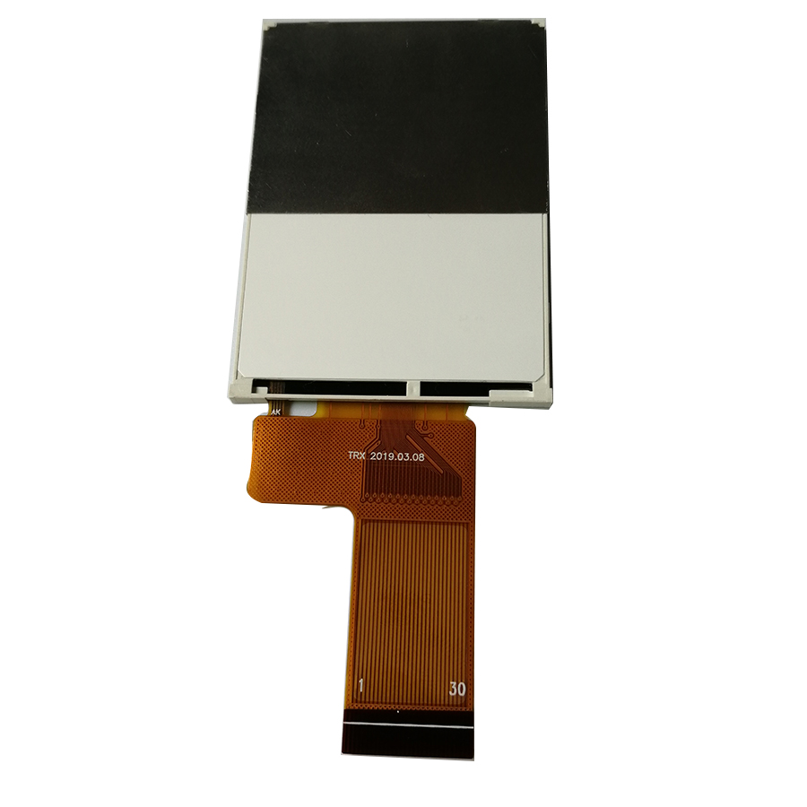 Real shot back view of RGB interface lcd display