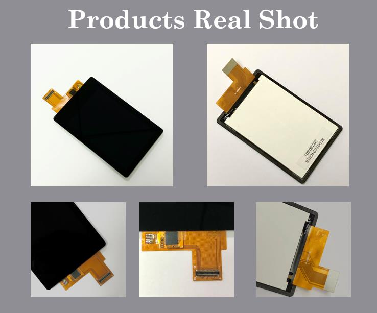 The product real shot view of 3.5 inch custom lcd display I