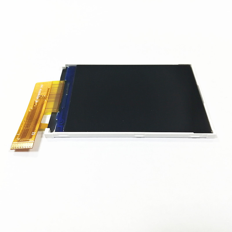 Real shot side view of 2.4 inch lcd screen MCU
