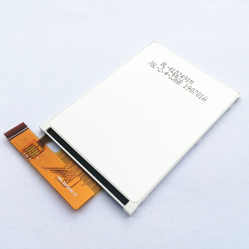 Real shot back view of 2.4 inch lcd screen MCU
