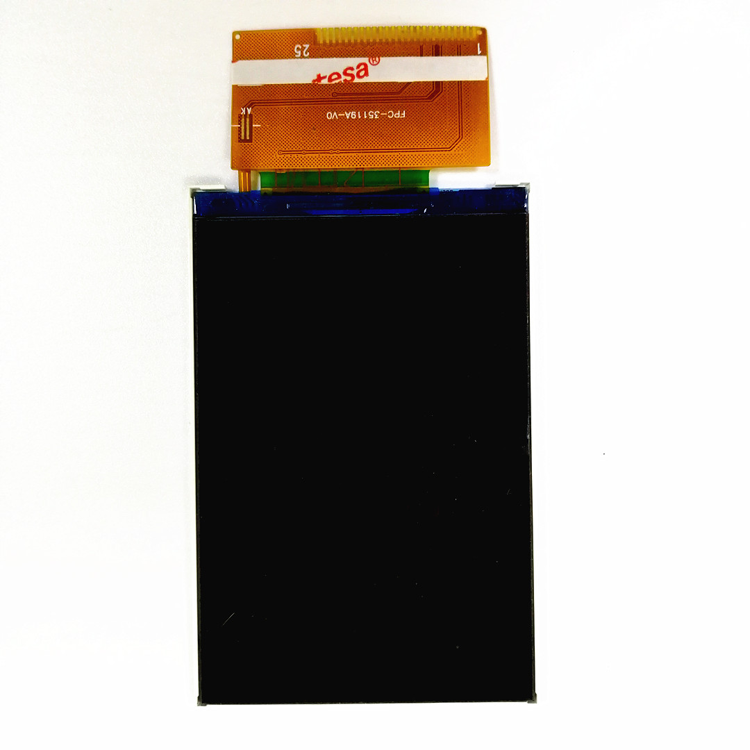 Real shot front view of lcd screen