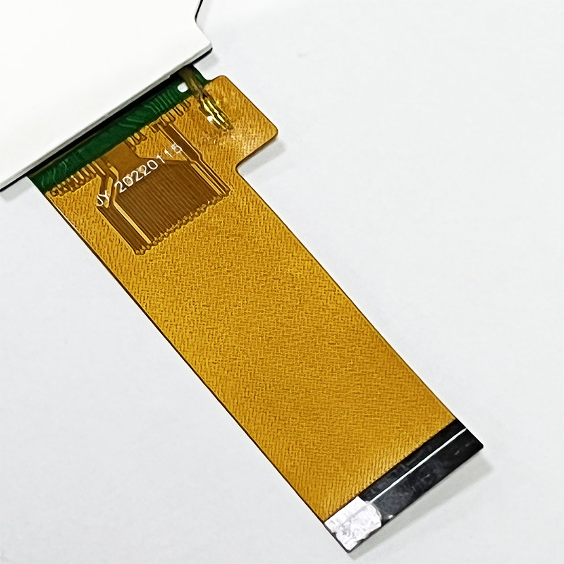 Real shot back view of round lcd module FPC