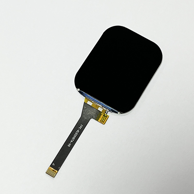 Real shot front view of SPI interface lcd screen