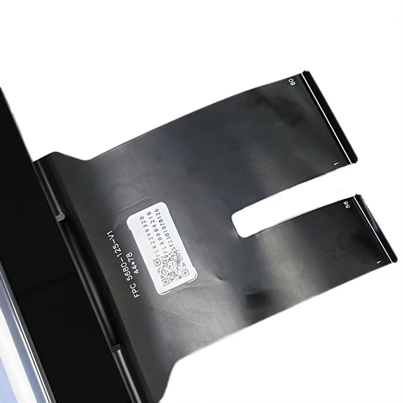Real shot front view of high brightness lcd display FPC