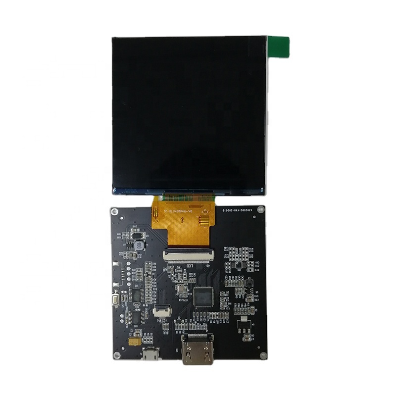 Real shot front view of high brightness lcd screen LCM with HDMI