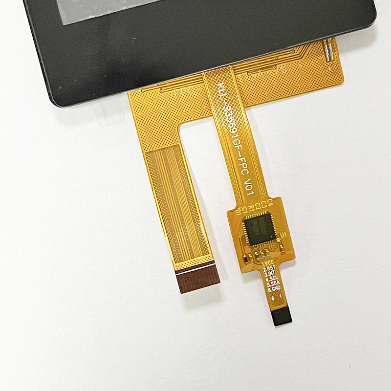 Real shot front view of 3.5 inch IPS LCD FPC