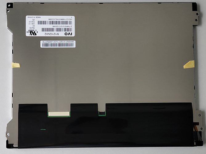 Real shot back view of LVDS interface lcd