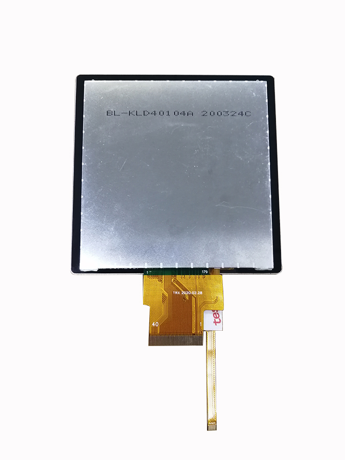 The real shot back view of am oled square panel