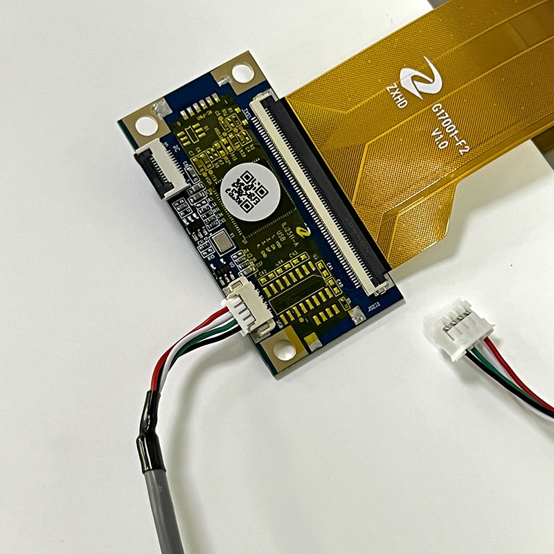 Real shot front view of customized industrial lcd FPC