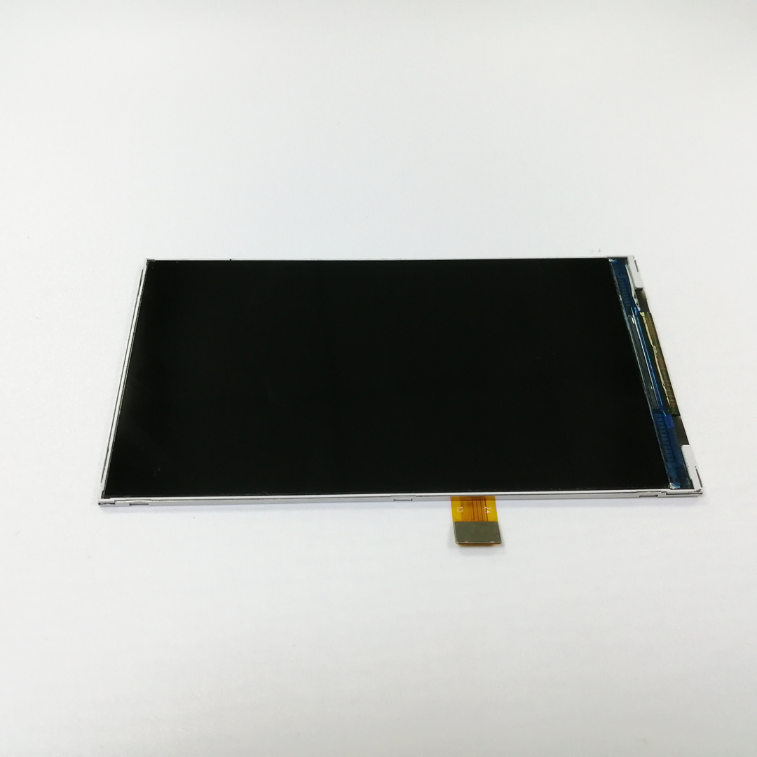 Real shot side view of touch panel