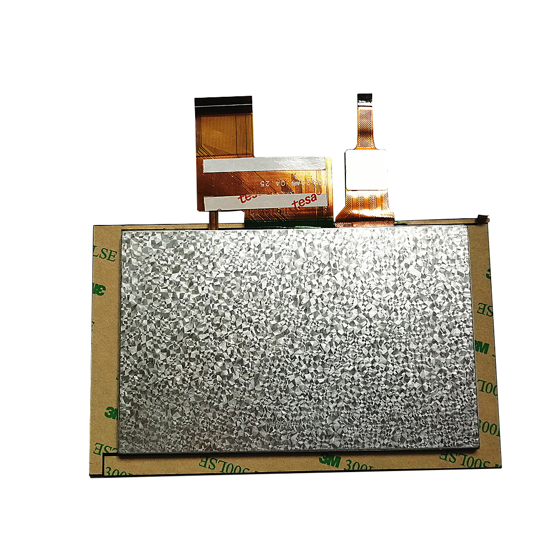 The real shot back view of 5 inch WVGA IPS LCD