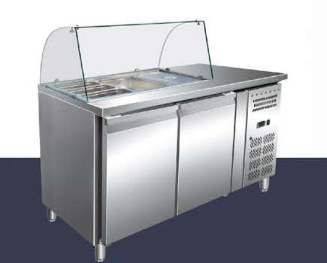 CNJT commercial ventilated refrigerator counter