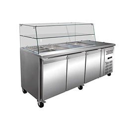 CNJT commercial ventilated refrigerator counter