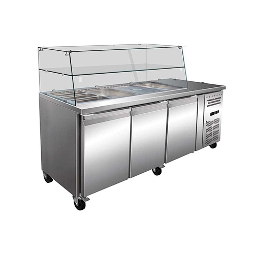 CNJT commercial ventilated refrigerator counter