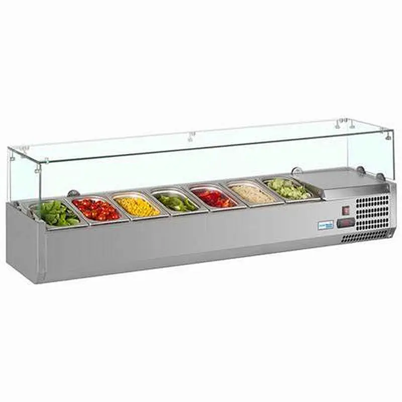 CNJT commercial refrigerated topping units