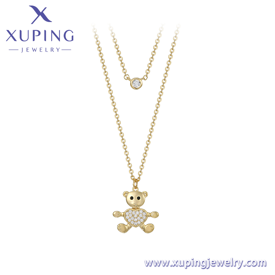 Модное ожерелье xuping с медведем (YMnecklace-01459)