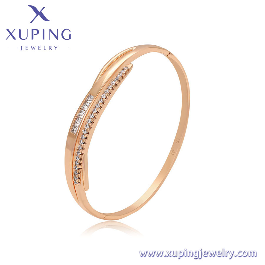 Простой браслет xuping из 18-каратного золота (X000711222)